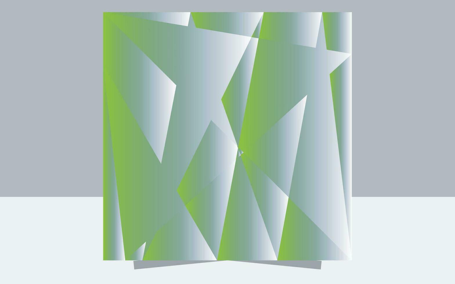 astratto verde sfondo disegno, 3d forme sfondo vettore