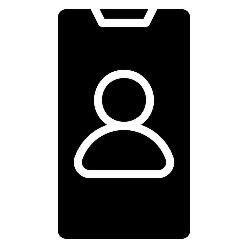 icona del glifo di comunicazione vettore