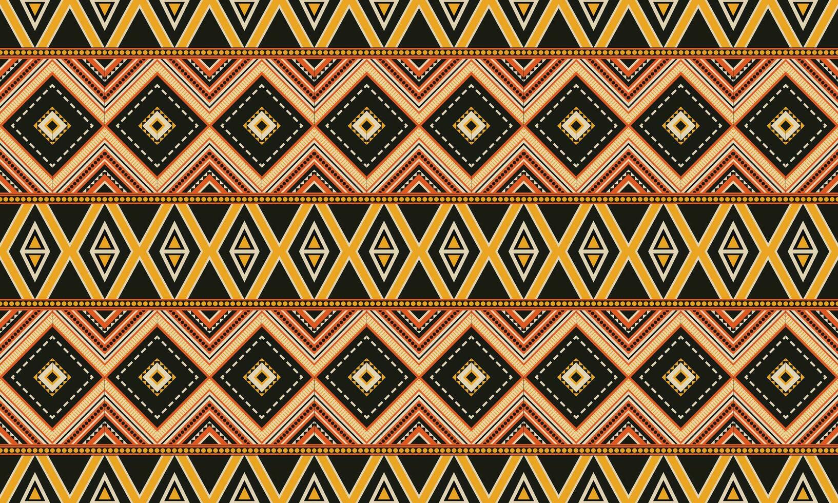 etnico astratto ikat arte. azteco ornamento Stampa. geometrico etnico modello senza soluzione di continuità colore orientale. design per sfondo ,tenda, tappeto, sfondo, vestiario, avvolgere, batik, vettore illustrazione.