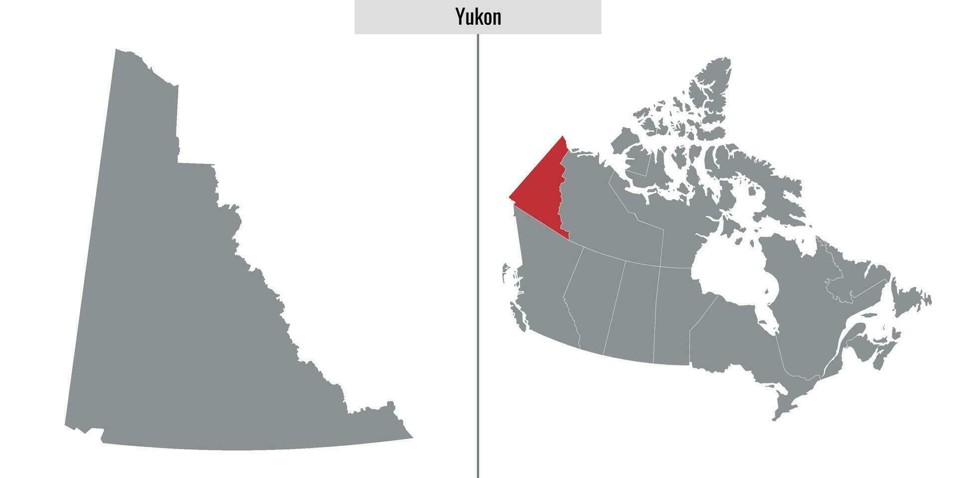 carta geografica Provincia di Canada vettore