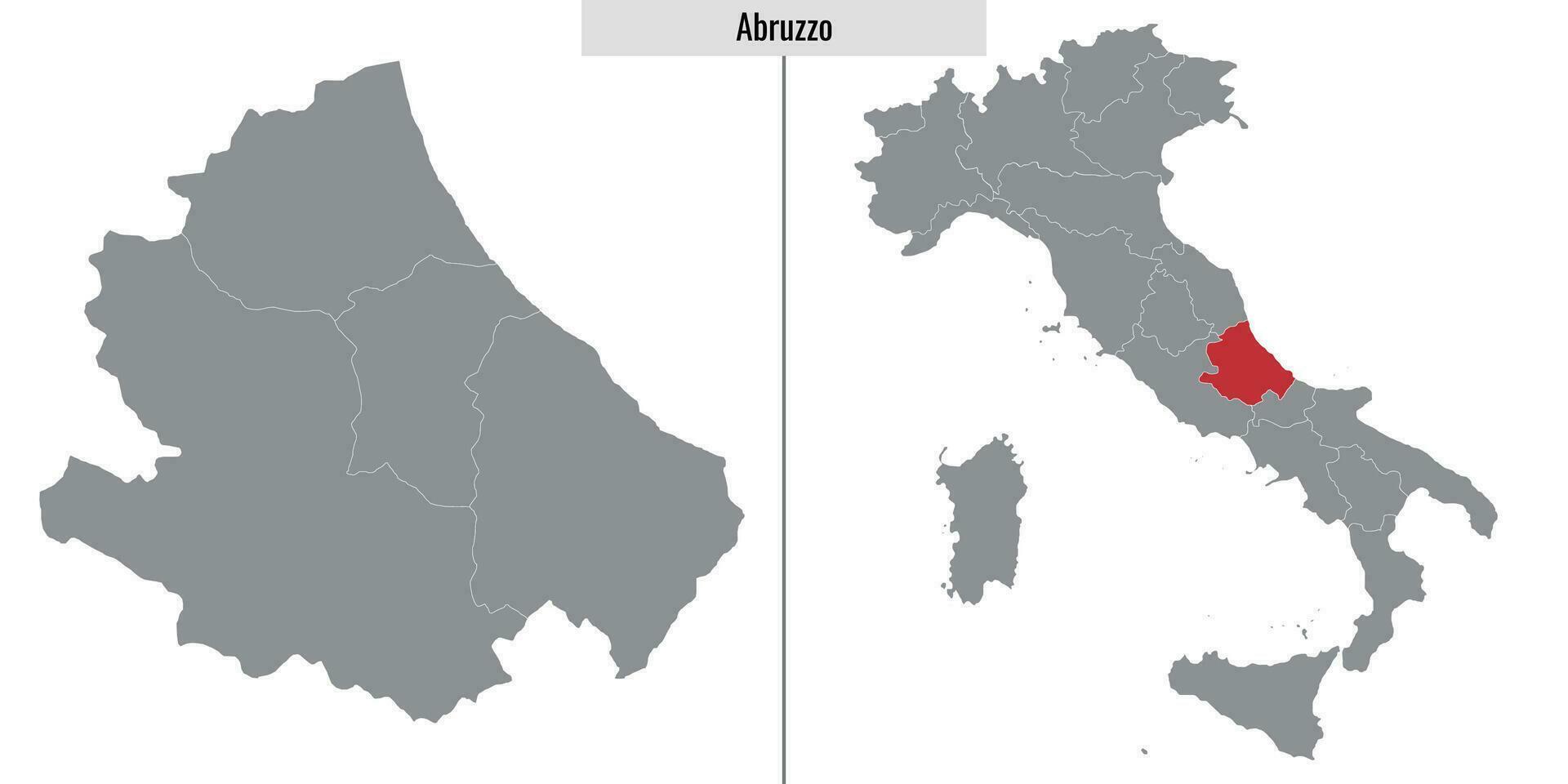 carta geografica Provincia di Italia vettore