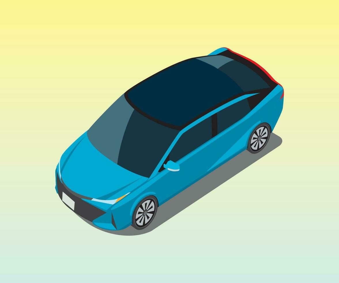 moderno auto design digitale azione illustrazioni vettore