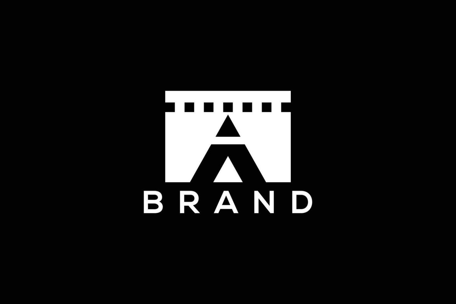 di moda e minimo lettera un' film produzione vettore logo design