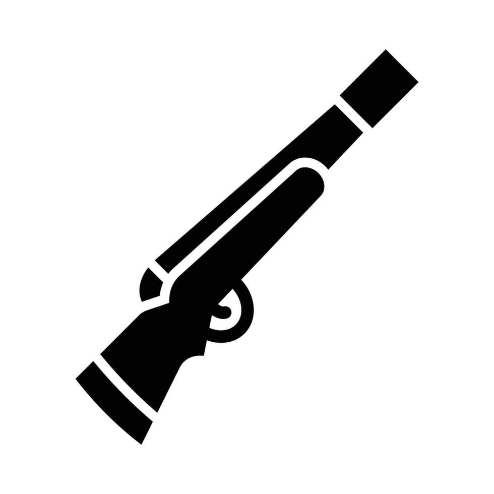 fucile da caccia vettore glifo icona per personale e commerciale uso.