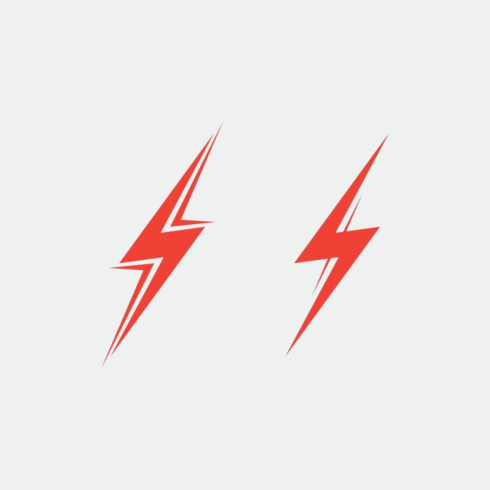 lampo elettrico vettoriale fulmine icona logo e simboli