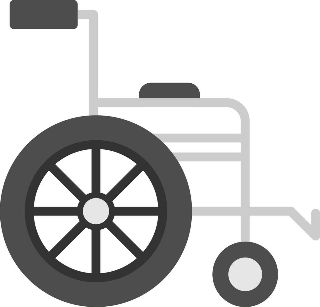 sedia a rotelle vettore icona design