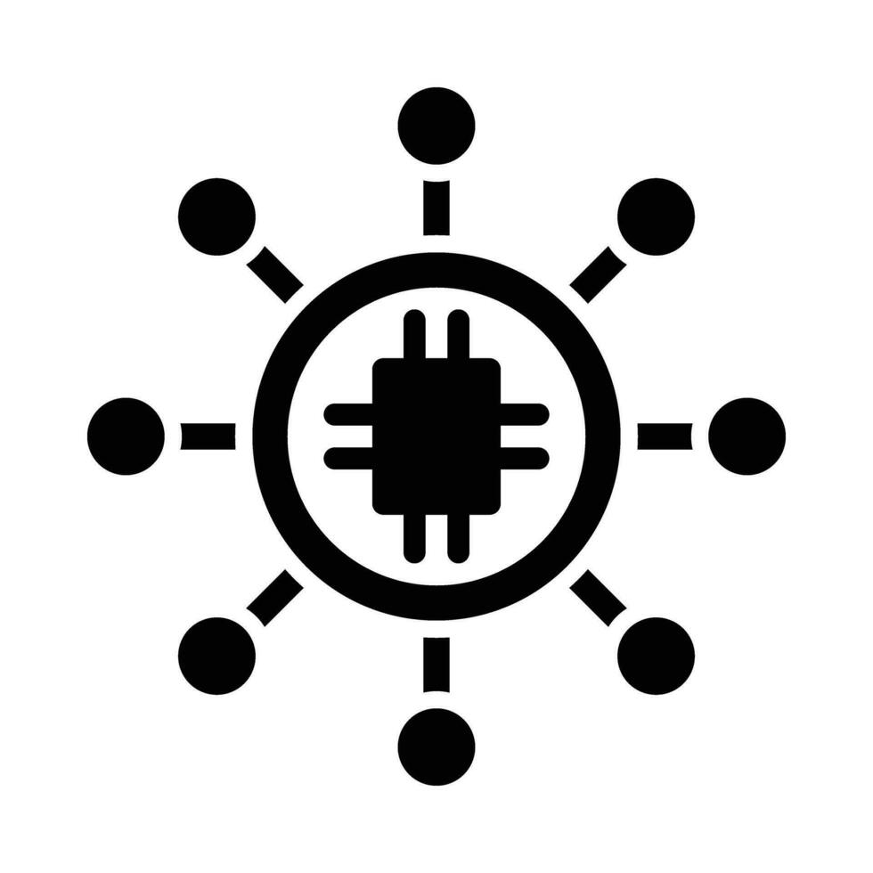 Rete vettore glifo icona per personale e commerciale uso.