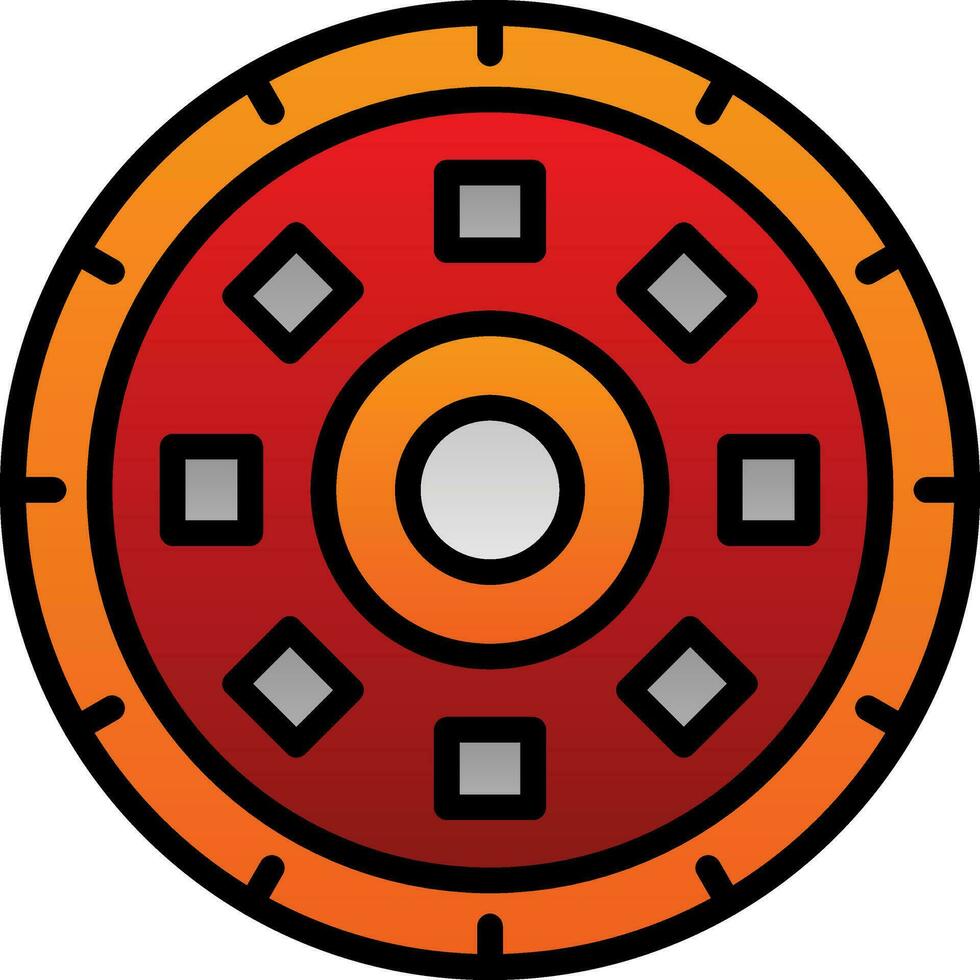 scudo vettore icona design