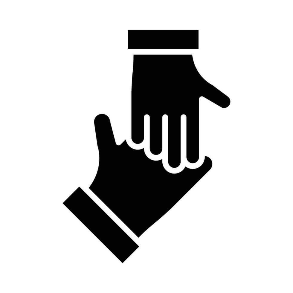 adozione vettore glifo icona per personale e commerciale uso.