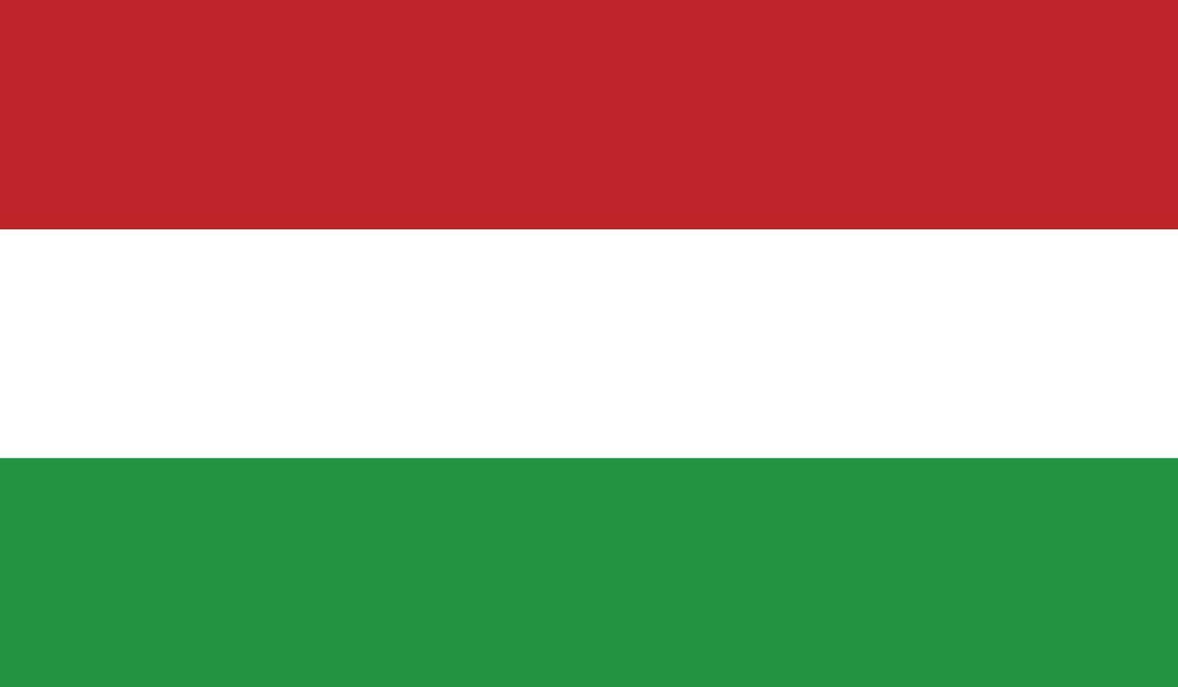 bandiera dell'ungheria vettore