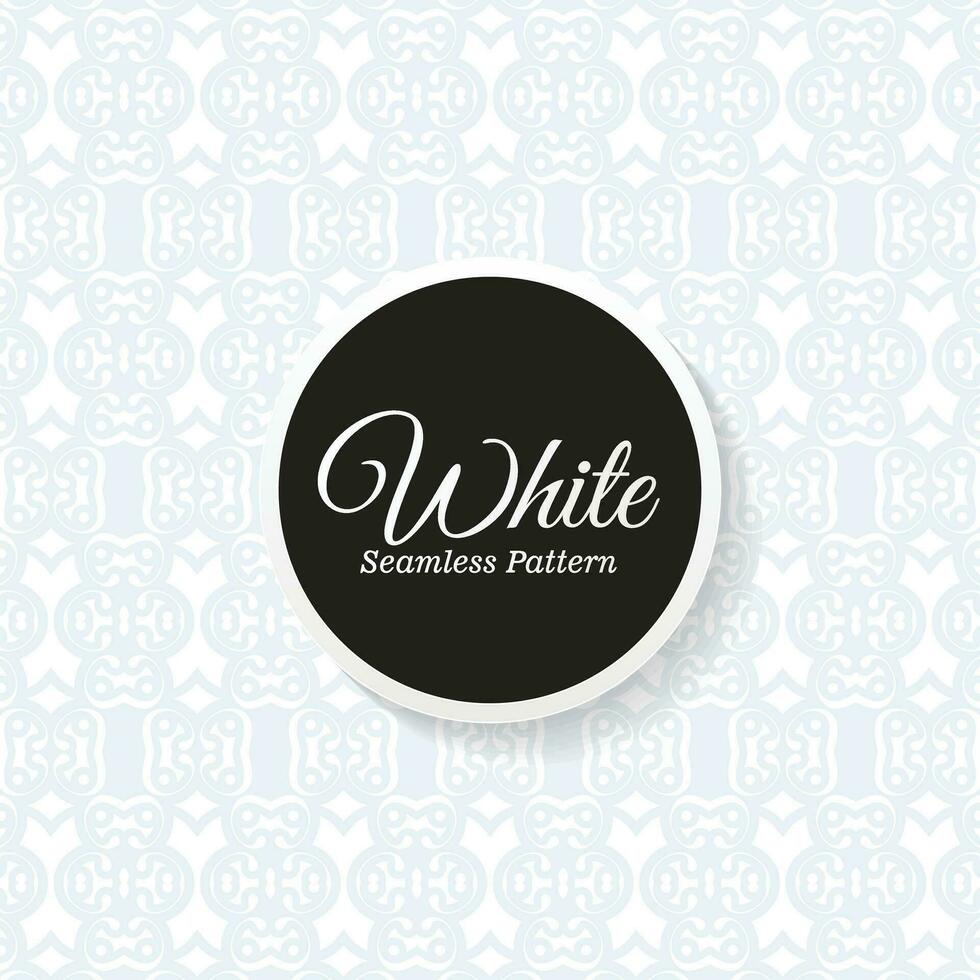 design elegante bianco senza cuciture vettore