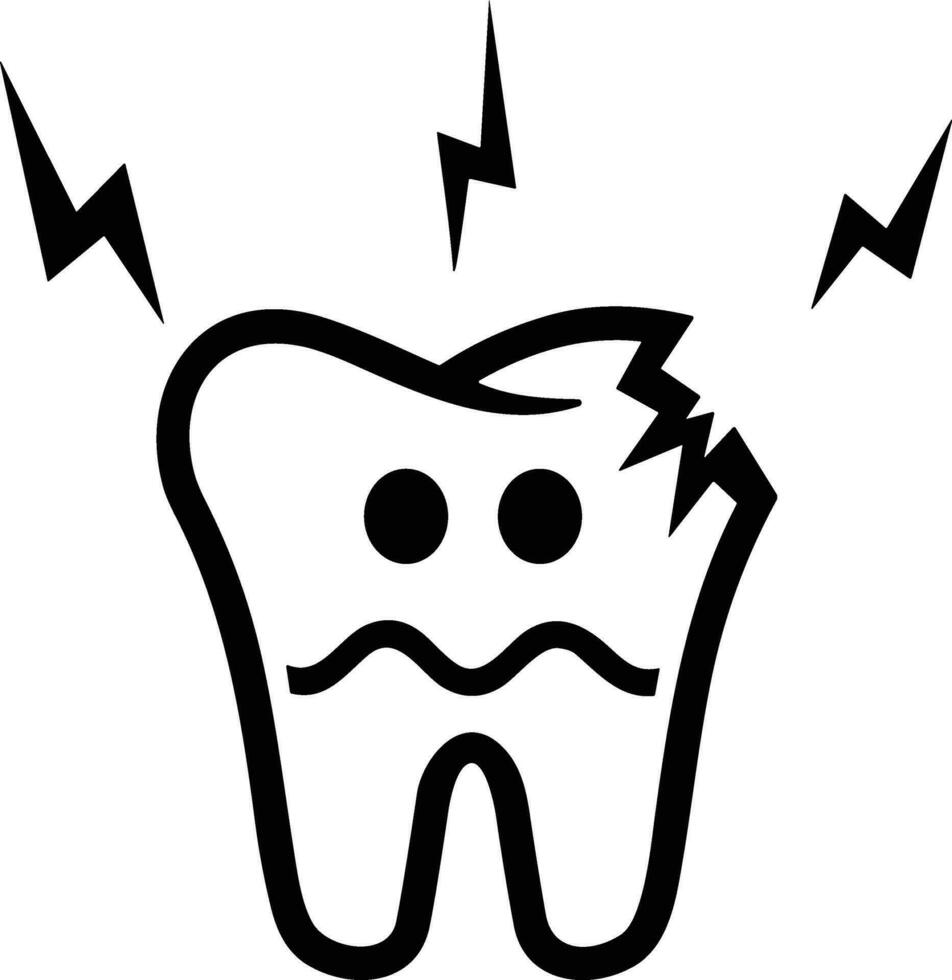 dente dentista icona simbolo Immagine vettore. illustrazione di il dentale medicina simbolo design grafico Immagine vettore