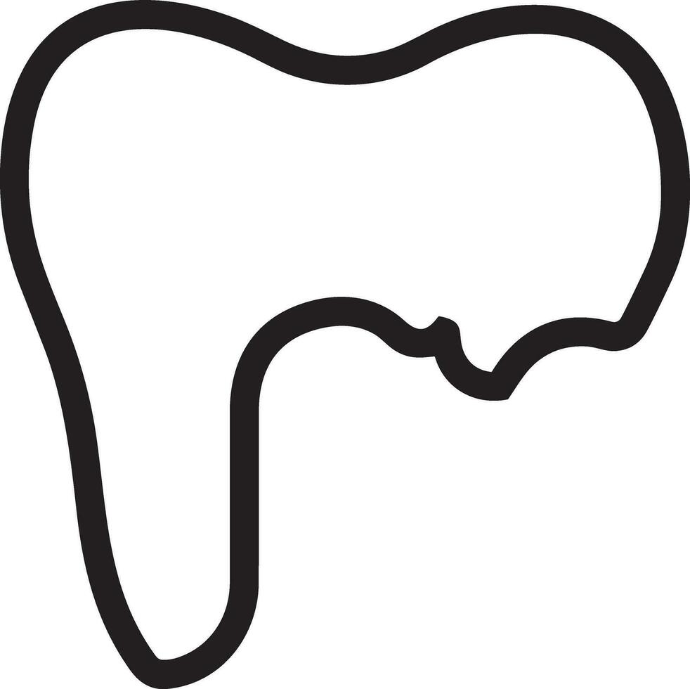 dente dentista icona simbolo Immagine vettore. illustrazione di il dentale medicina simbolo design grafico Immagine vettore