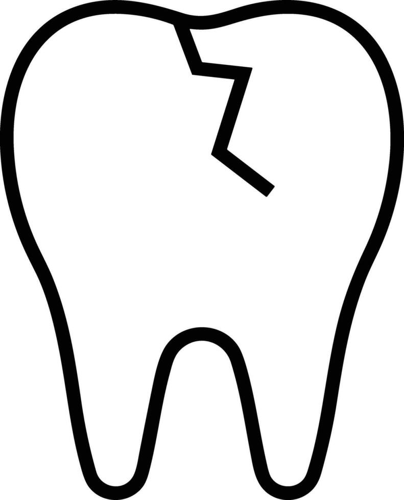 dente dentista icona simbolo Immagine vettore. illustrazione di il dentale medicina simbolo design grafico Immagine vettore