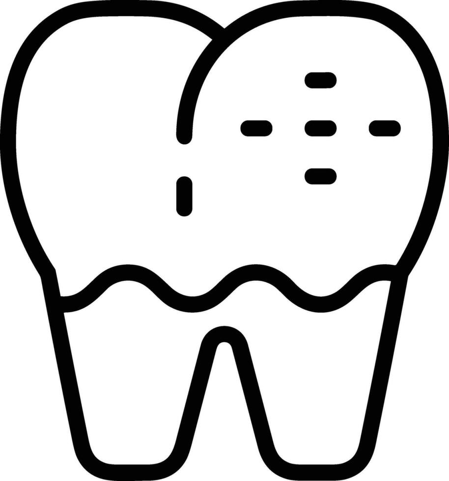 dente dentista icona simbolo Immagine vettore. illustrazione di il dentale medicina simbolo design grafico Immagine vettore