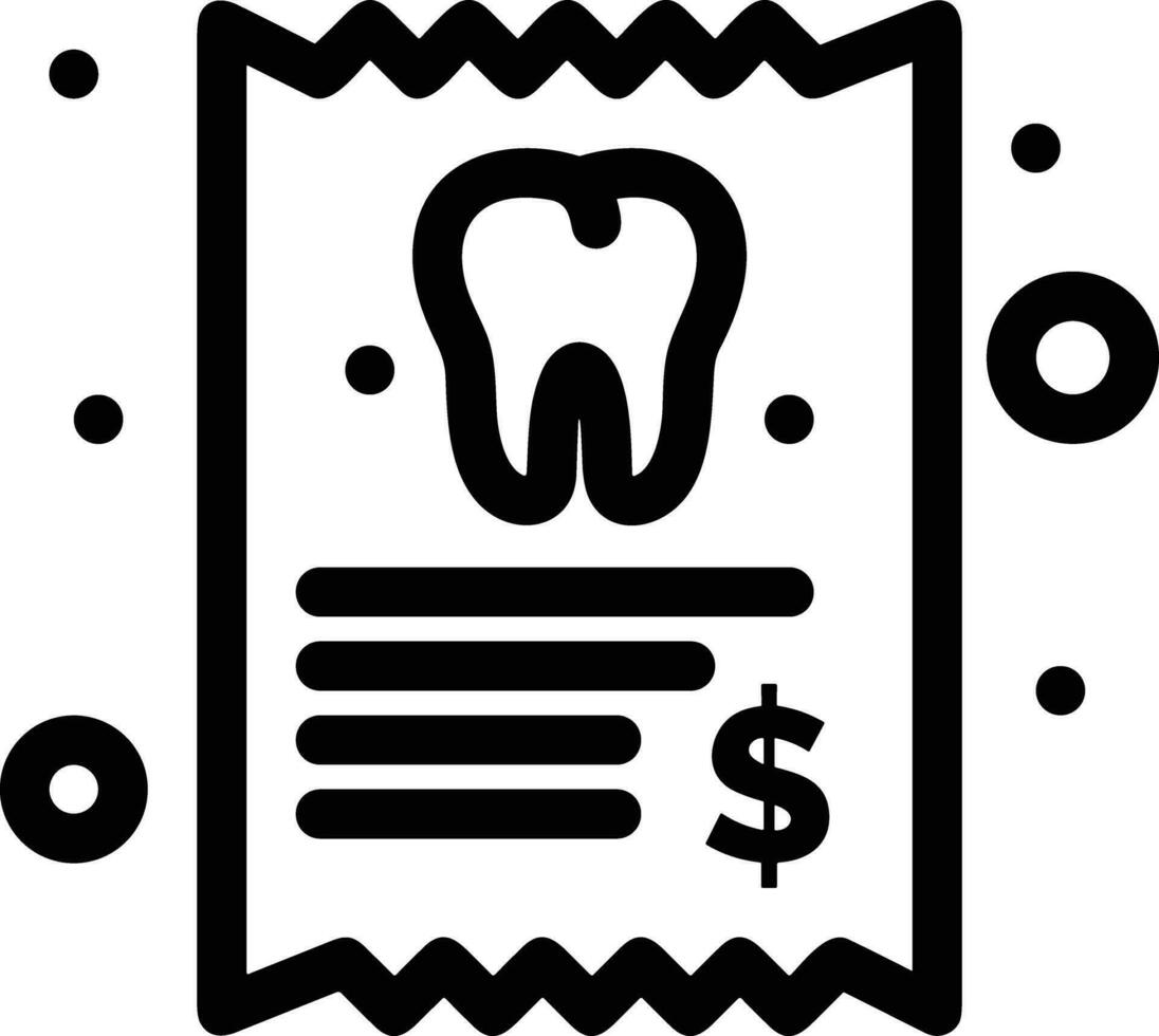 dente dentista icona simbolo Immagine vettore. illustrazione di il dentale medicina simbolo design grafico Immagine vettore