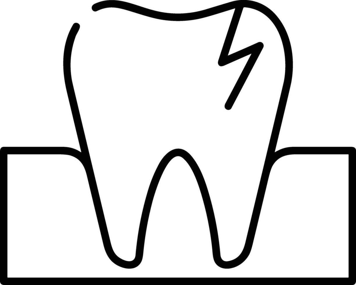 dente dentista icona simbolo Immagine vettore. illustrazione di il dentale medicina simbolo design grafico Immagine vettore