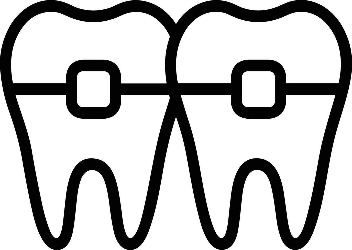 dente dentista icona simbolo Immagine vettore. illustrazione di il dentale medicina simbolo design grafico Immagine vettore