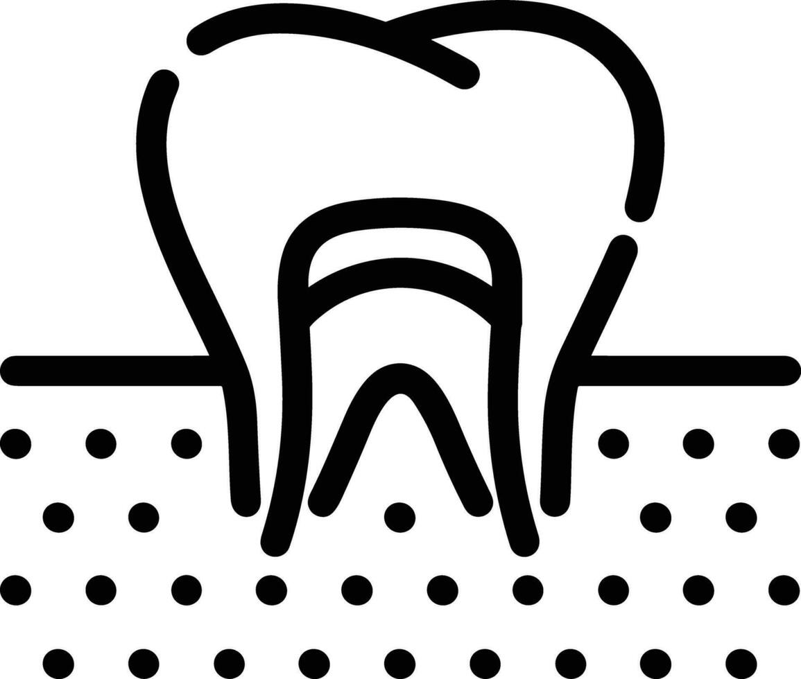 dente dentista icona simbolo Immagine vettore. illustrazione di il dentale medicina simbolo design grafico Immagine vettore