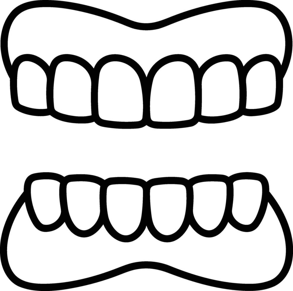 dente dentista icona simbolo Immagine vettore. illustrazione di il dentale medicina simbolo design grafico Immagine vettore