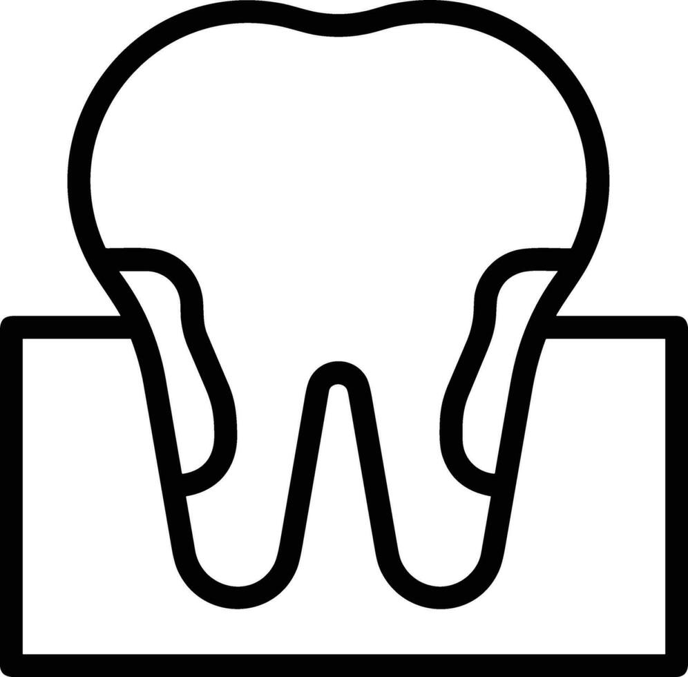 dente dentista icona simbolo Immagine vettore. illustrazione di il dentale medicina simbolo design grafico Immagine vettore