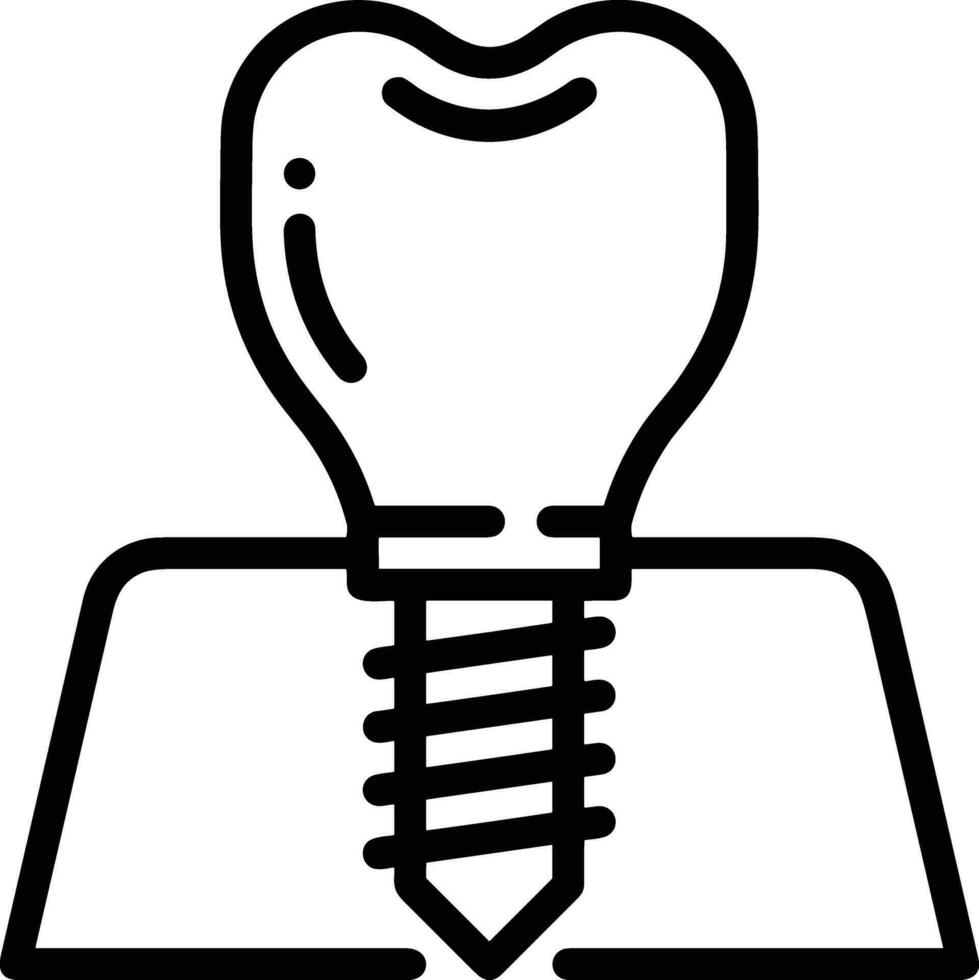 dente dentista icona simbolo Immagine vettore. illustrazione di il dentale medicina simbolo design grafico Immagine vettore