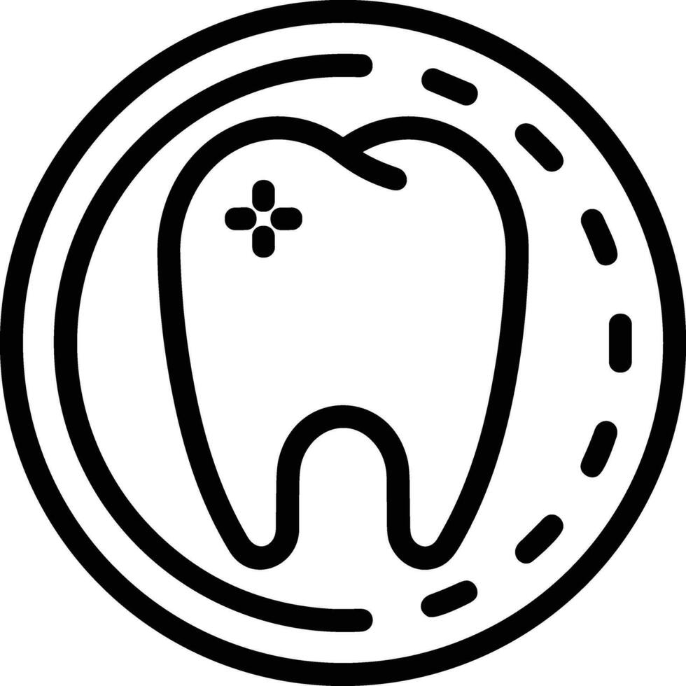 dente dentista icona simbolo Immagine vettore. illustrazione di il dentale medicina simbolo design grafico Immagine vettore