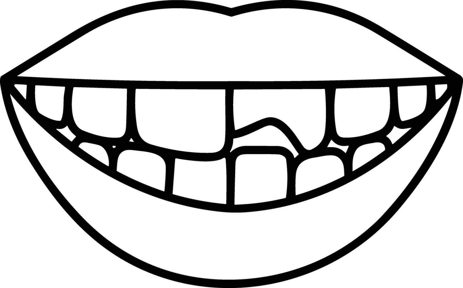 dente dentista icona simbolo Immagine vettore. illustrazione di il dentale medicina simbolo design grafico Immagine vettore