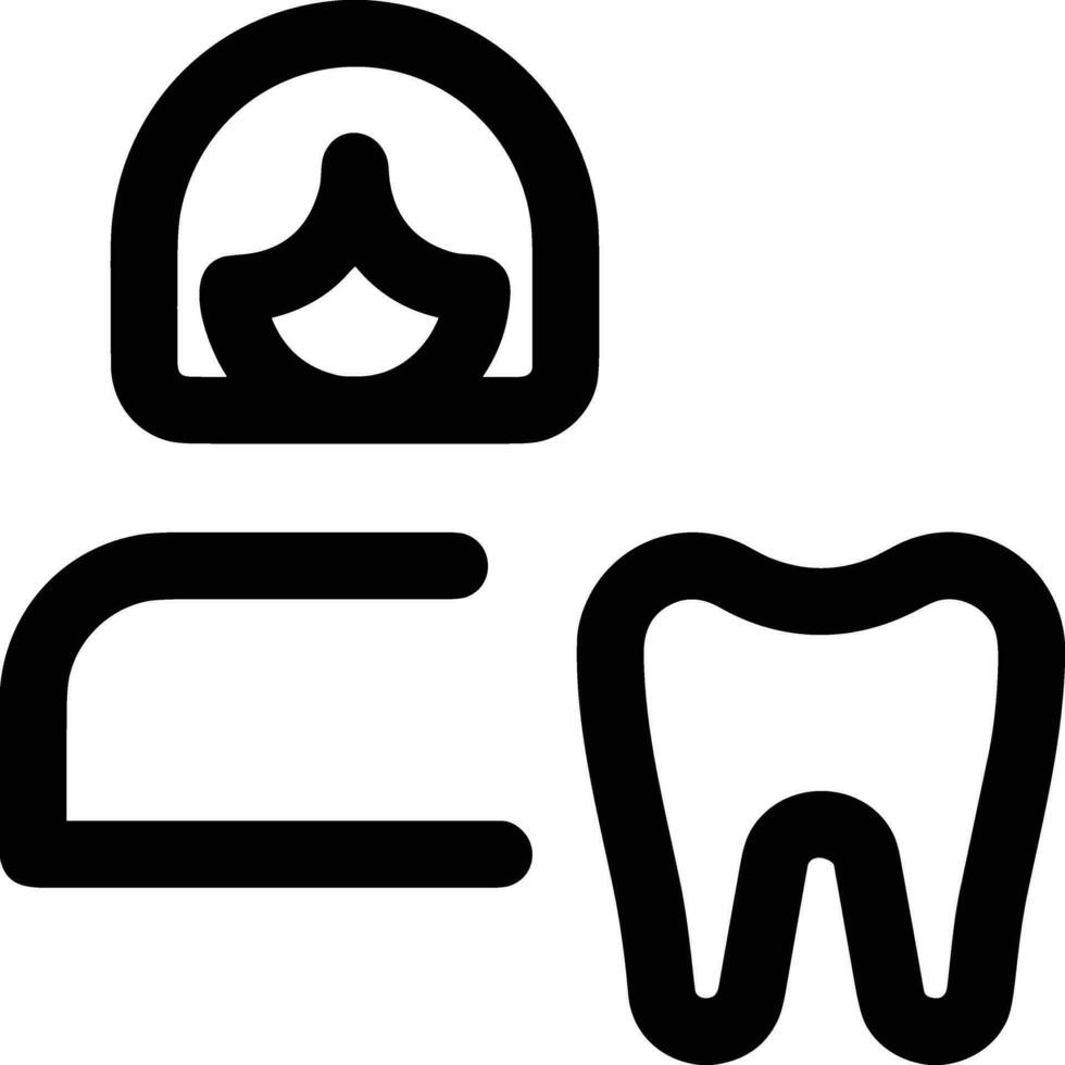 dente dentista icona simbolo Immagine vettore. illustrazione di il dentale medicina simbolo design grafico Immagine vettore