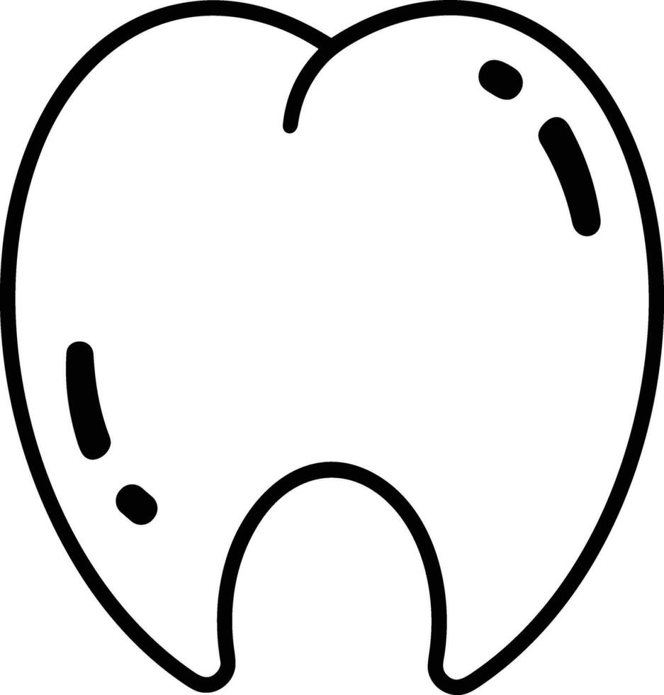 dente dentista icona simbolo Immagine vettore. illustrazione di il dentale medicina simbolo design grafico Immagine vettore