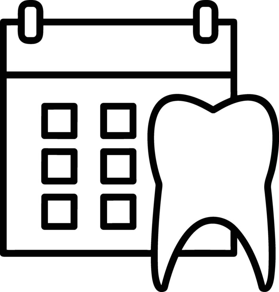 dente dentista icona simbolo Immagine vettore. illustrazione di il dentale medicina simbolo design grafico Immagine vettore