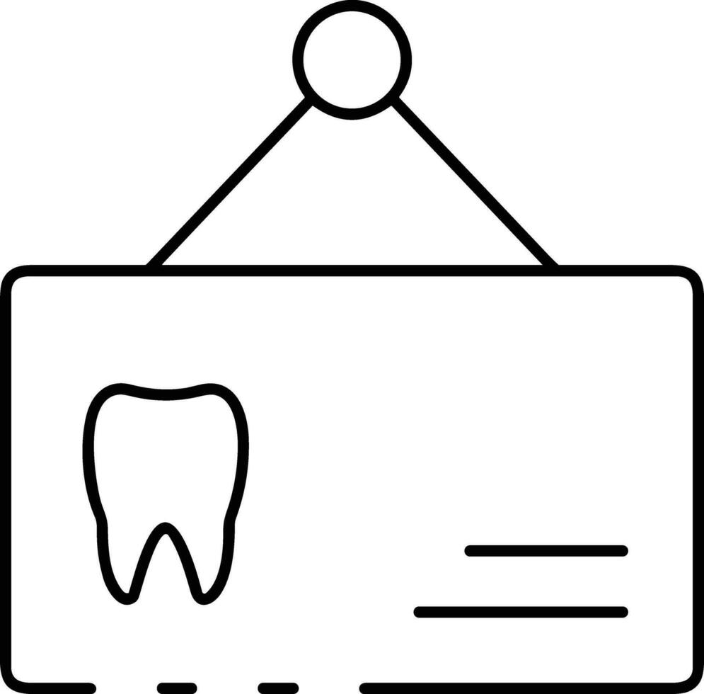 dente dentista icona simbolo Immagine vettore. illustrazione di il dentale medicina simbolo design grafico Immagine vettore