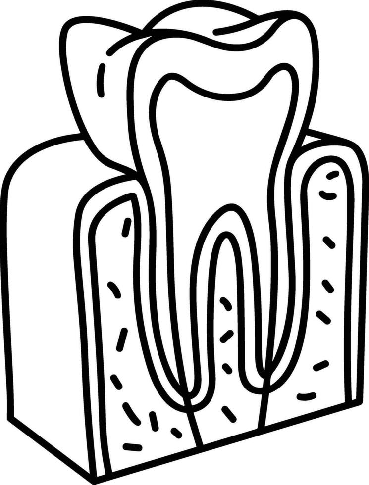 dente dentista icona simbolo Immagine vettore. illustrazione di il dentale medicina simbolo design grafico Immagine vettore