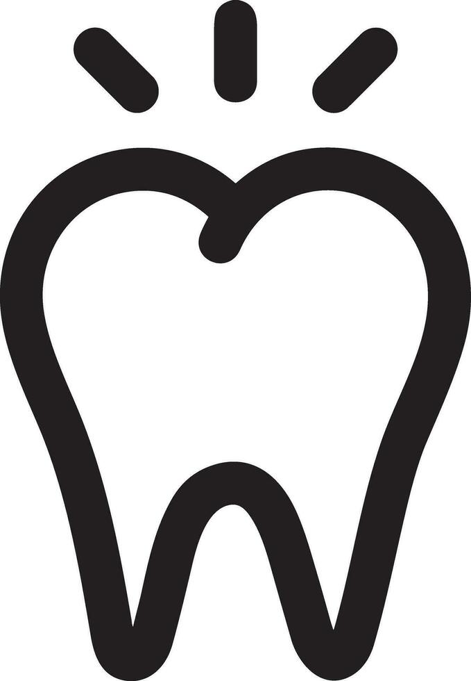 dente dentista icona simbolo Immagine vettore. illustrazione di il dentale medicina simbolo design grafico Immagine vettore