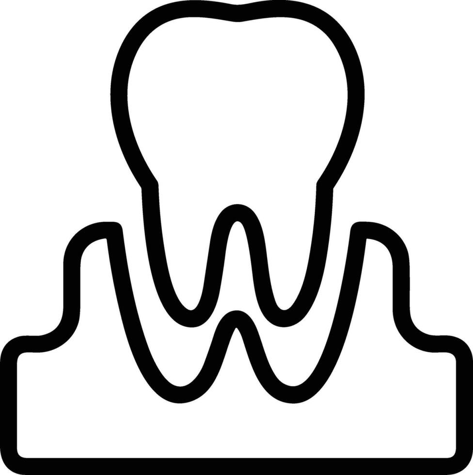 dente dentista icona simbolo Immagine vettore. illustrazione di il dentale medicina simbolo design grafico Immagine vettore