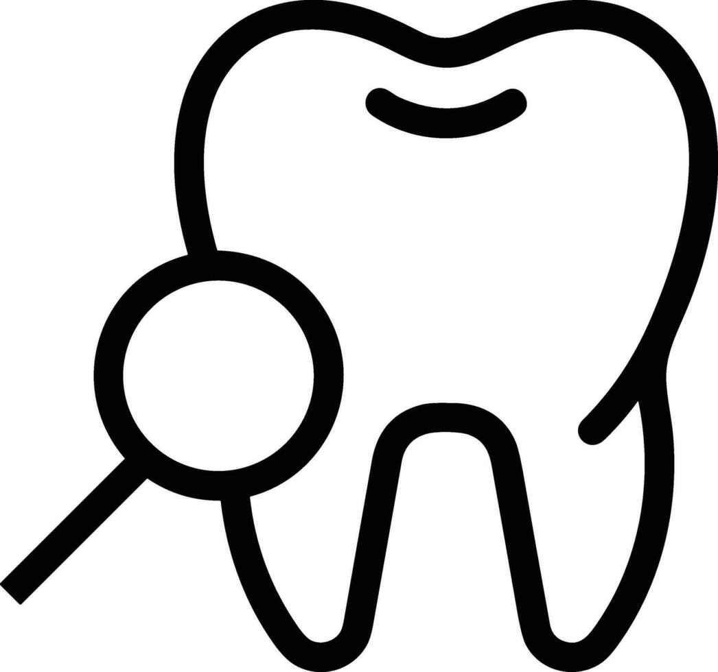 dente dentista icona simbolo Immagine vettore. illustrazione di il dentale medicina simbolo design grafico Immagine vettore