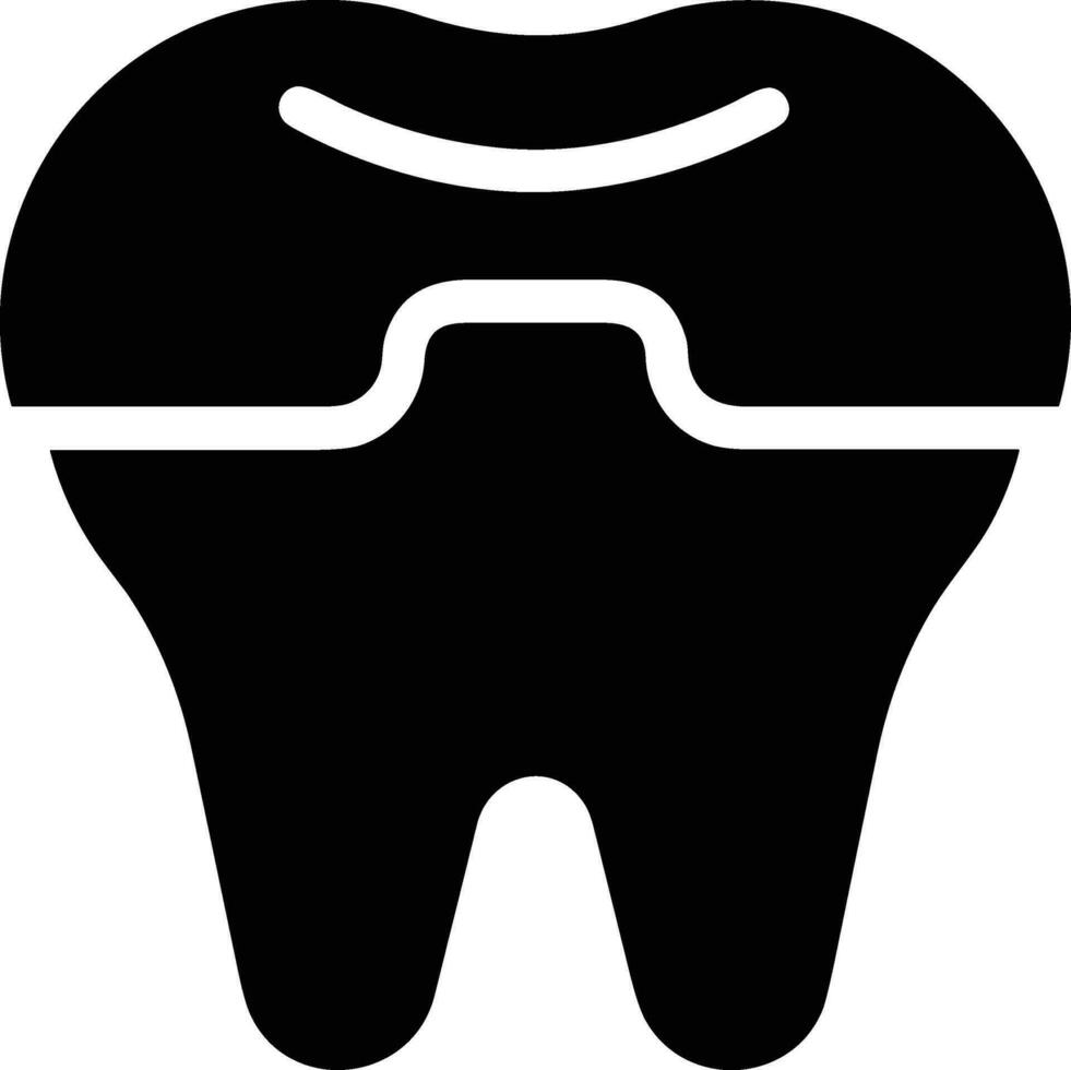 dente dentista icona simbolo Immagine vettore. illustrazione di il dentale medicina simbolo design grafico Immagine vettore