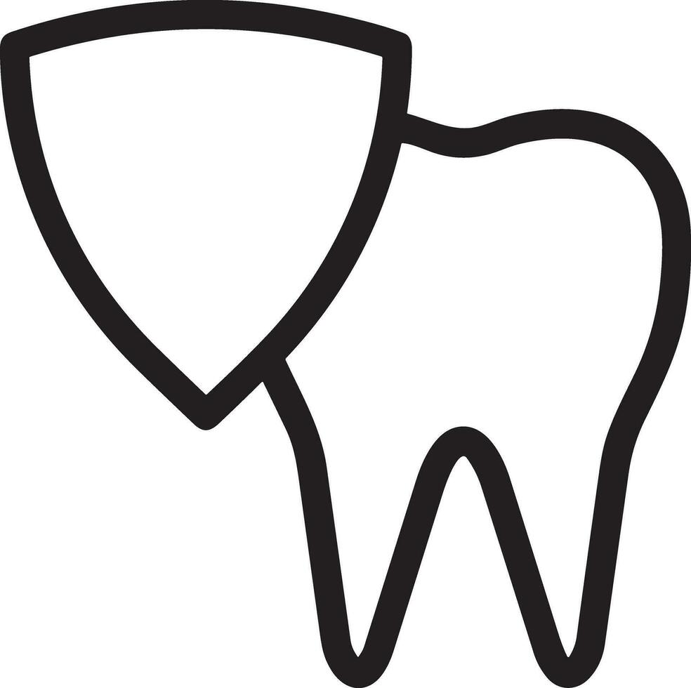 dente dentista icona simbolo Immagine vettore. illustrazione di il dentale medicina simbolo design grafico Immagine vettore