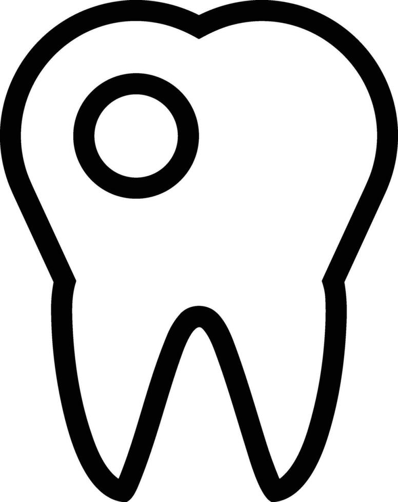 dente dentista icona simbolo Immagine vettore. illustrazione di il dentale medicina simbolo design grafico Immagine vettore