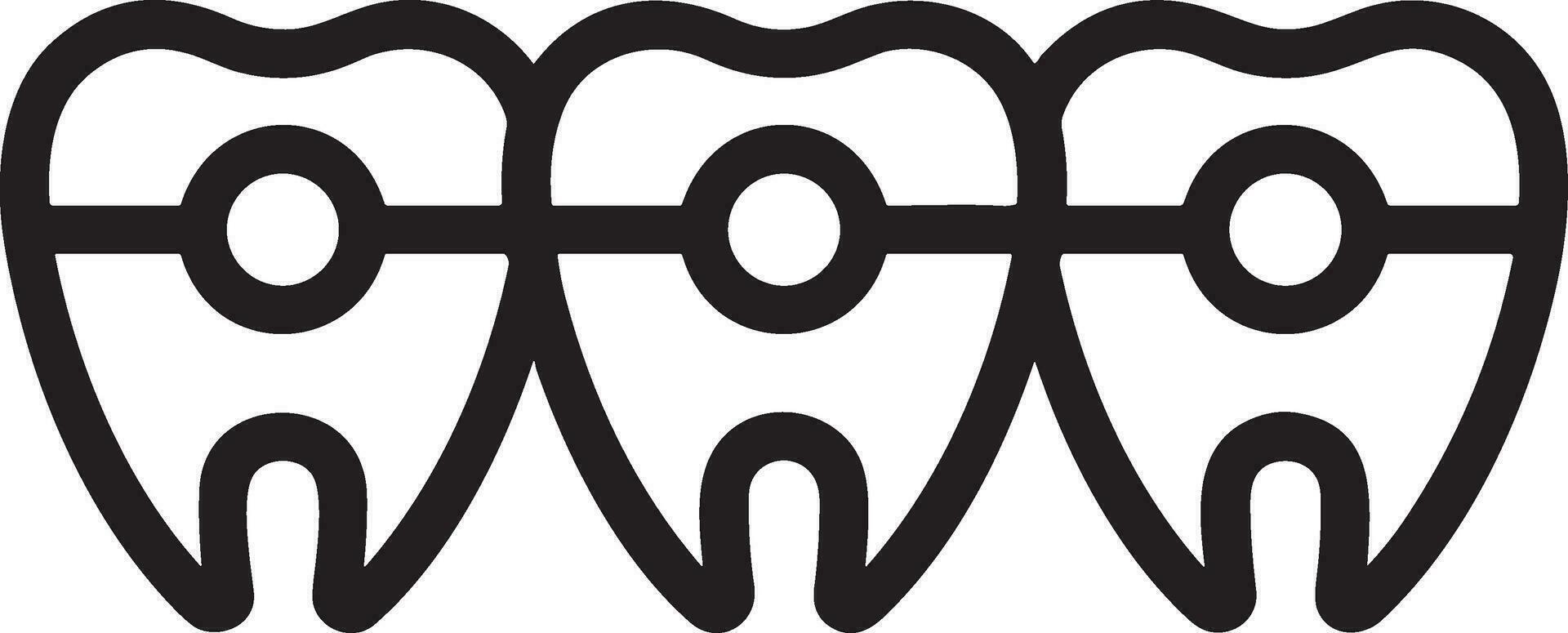 dente dentista icona simbolo Immagine vettore. illustrazione di il dentale medicina simbolo design grafico Immagine vettore