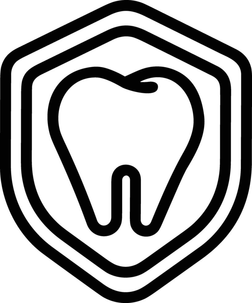 dente dentista icona simbolo Immagine vettore. illustrazione di il dentale medicina simbolo design grafico Immagine vettore