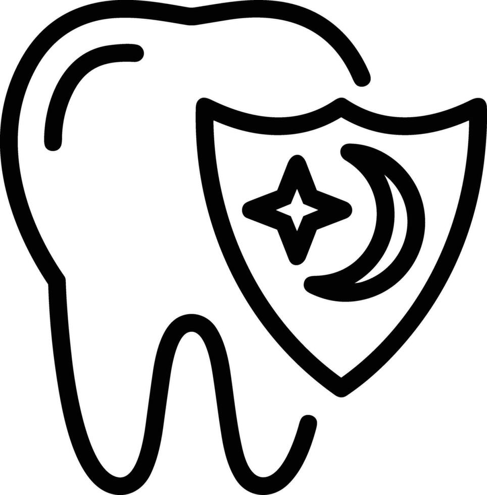 dente dentista icona simbolo Immagine vettore. illustrazione di il dentale medicina simbolo design grafico Immagine vettore