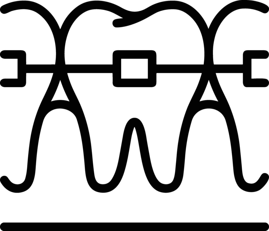 dente dentista icona simbolo Immagine vettore. illustrazione di il dentale medicina simbolo design grafico Immagine vettore