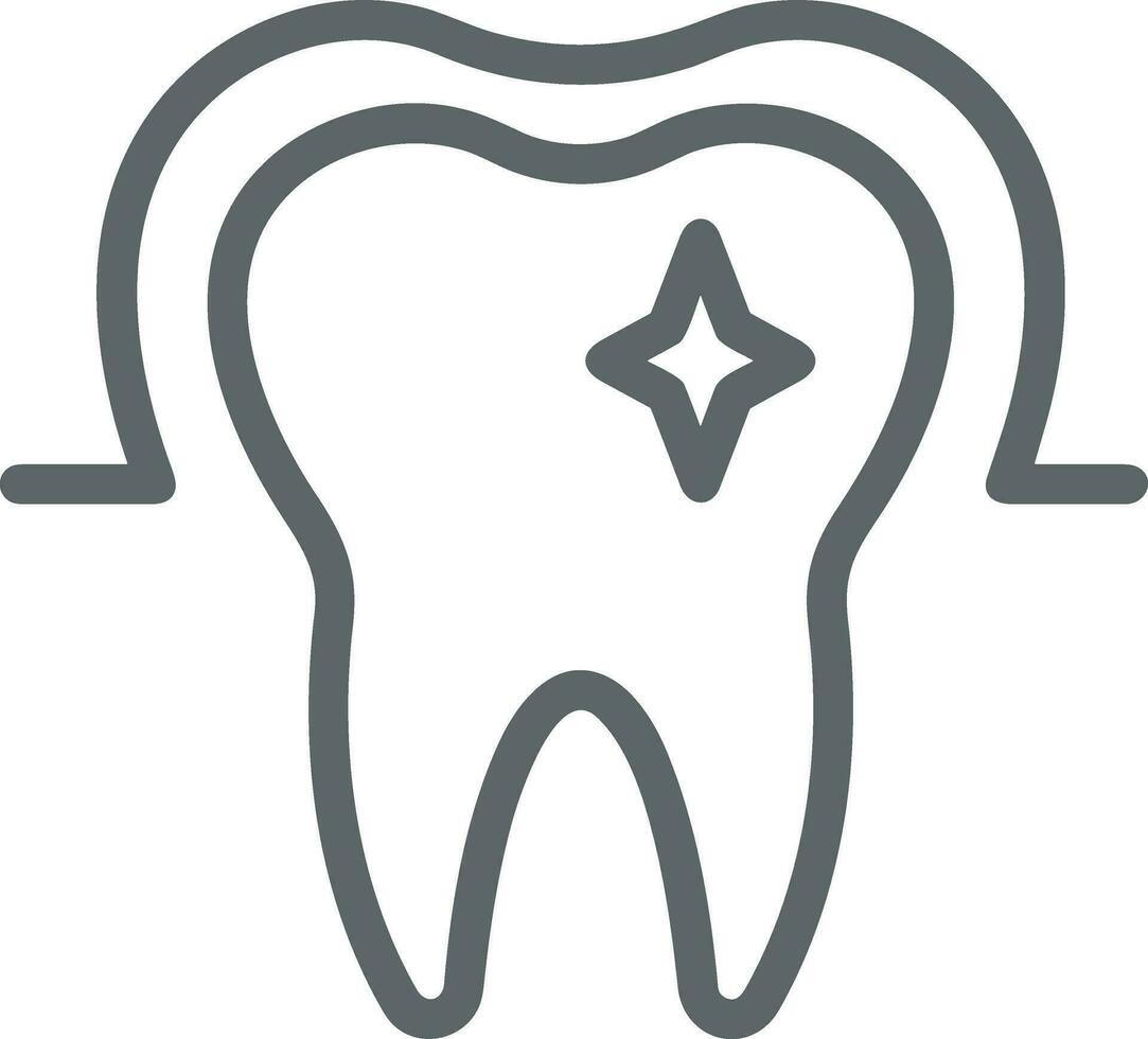 dente dentista icona simbolo Immagine vettore. illustrazione di il dentale medicina simbolo design grafico Immagine vettore