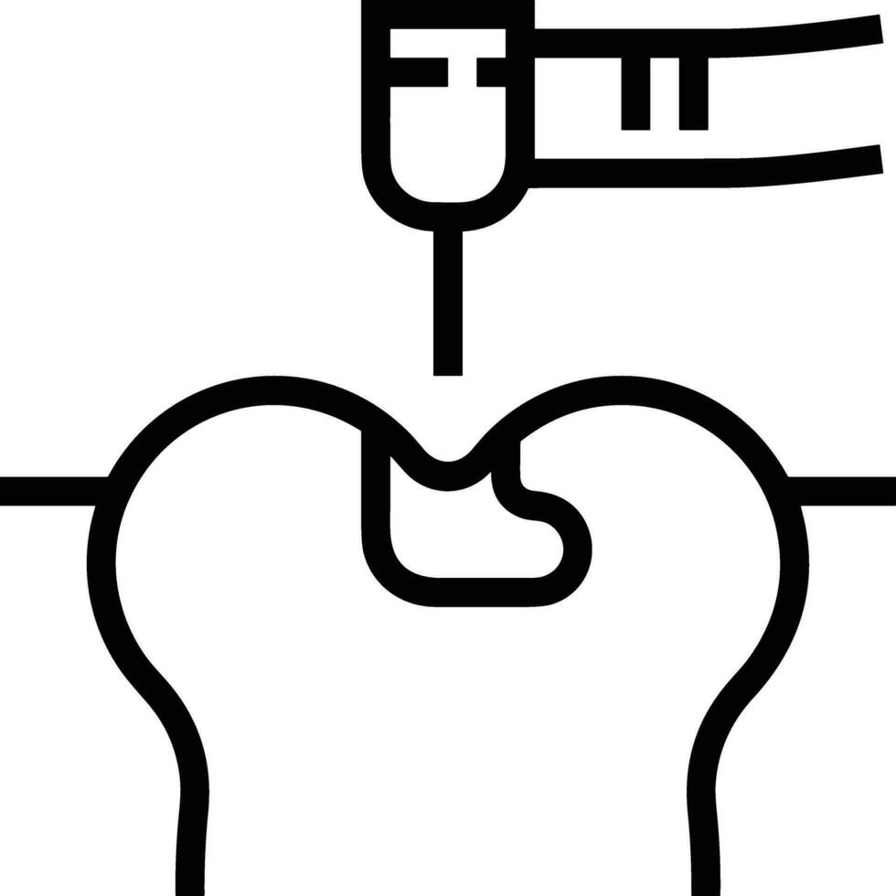 dente dentista icona simbolo Immagine vettore. illustrazione di il dentale medicina simbolo design grafico Immagine vettore