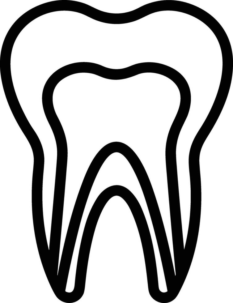 dente dentista icona simbolo Immagine vettore. illustrazione di il dentale medicina simbolo design grafico Immagine vettore