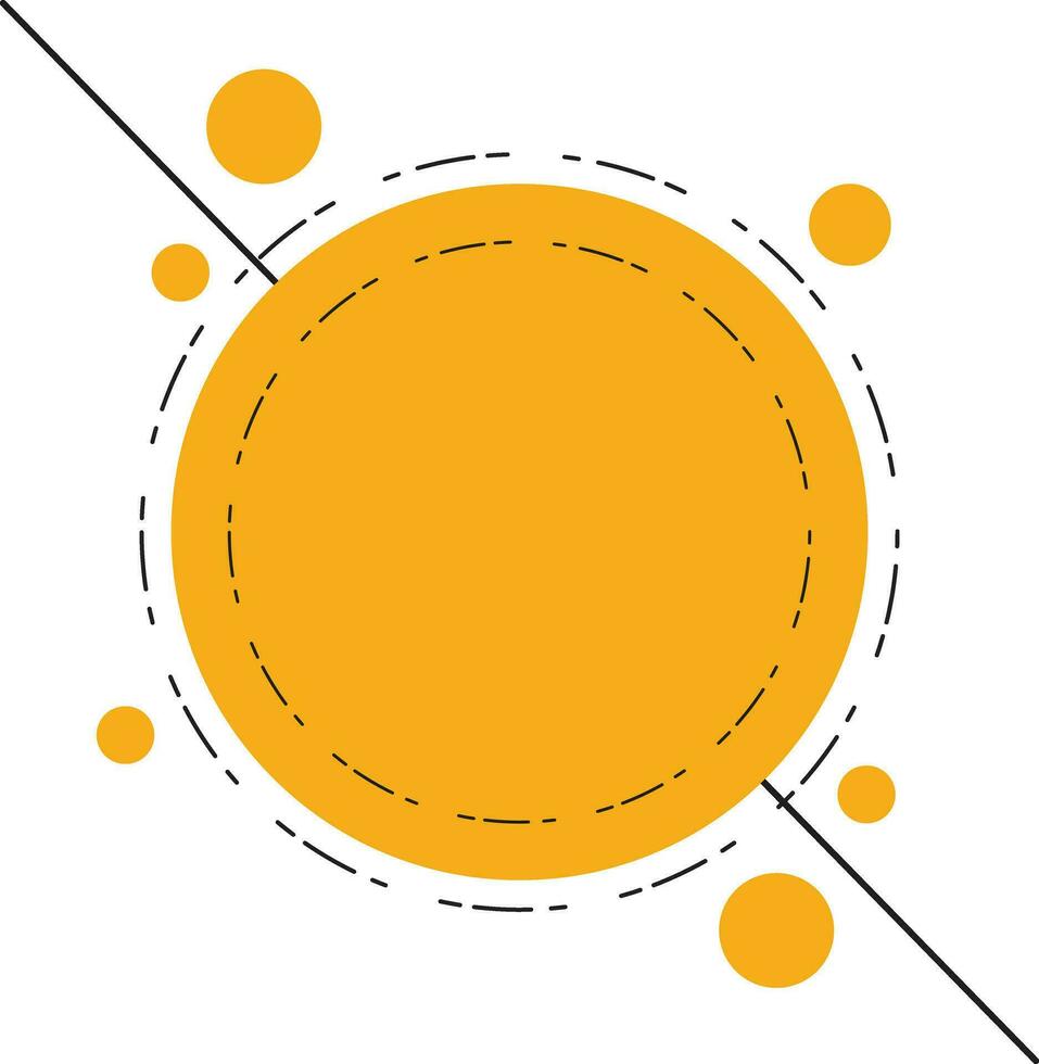 giallo e nero testo scatola vettore