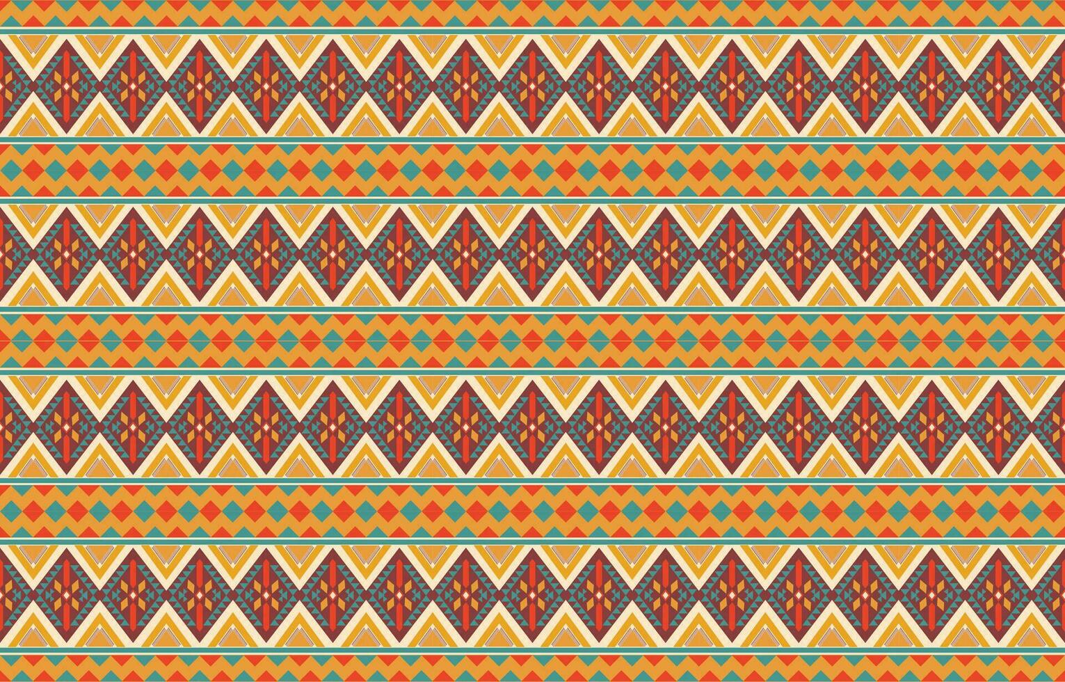 etnico astratto ikat arte. azteco ornamento Stampa. geometrico etnico modello senza soluzione di continuità colore orientale. design per sfondo ,tenda, tappeto, sfondo, vestiario, avvolgere, batik, vettore illustrazione.