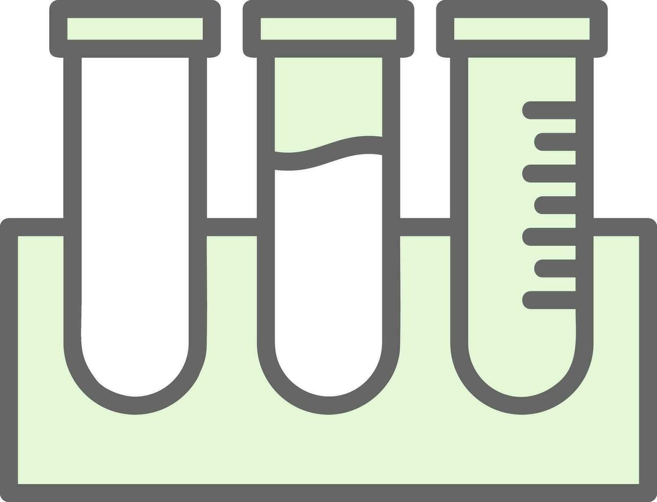 test tubi vettore icona design
