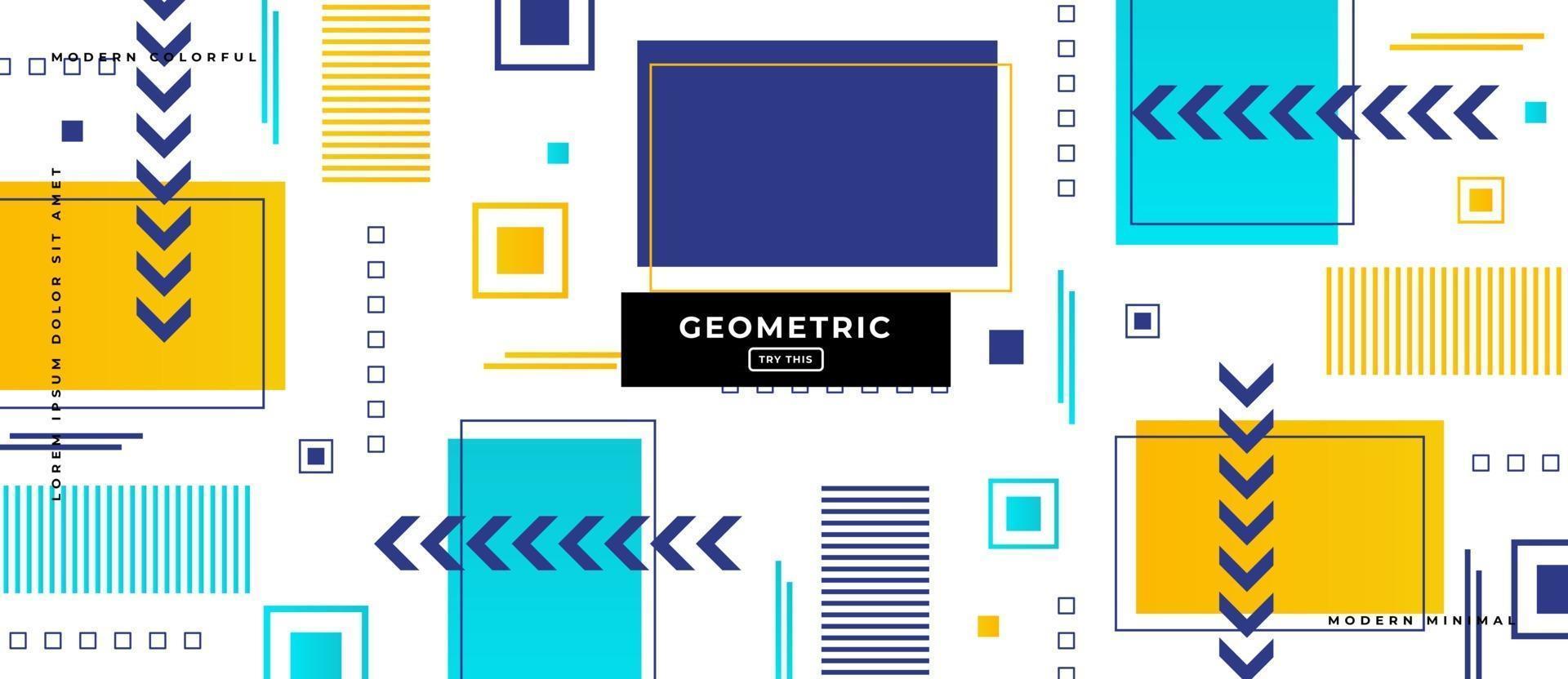 sfondo di forme geometriche in stile memphis. vettore